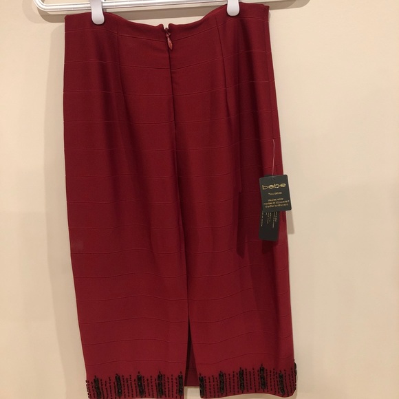 Bebe- ottoman embellished skirt NEW with tags (Size4) - Picture 2 of 3